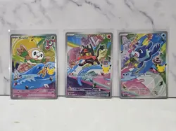 Pokemon TCG: First Partner Illustration Collection Series 1 (Gen 7 Starters Set) - Image 1
