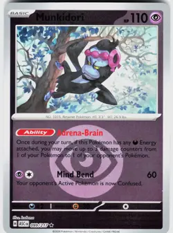 MUNKIDORI (ENERGY SYMBOL HOLO) 099/217 - POKEMON ASCENDED HEROES - NM - Image 1