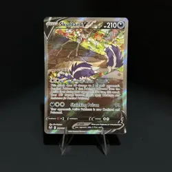 Pokemon TCG Skuntank V Alt Full Art Ultra Rare Holo Silver Tempest 181/195 W - Image 1