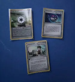 Nintendo Pokemon TCG EX Delta Species 3-Card Lot Holon Energy GL Master Ball - Image 1