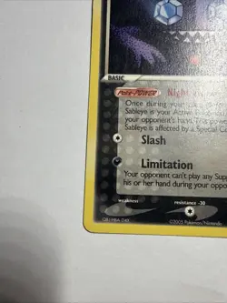 Sableye 23/107 Deoxys Regular Pokemon TCG LP - Image 4