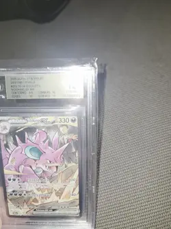 Pokemon TCG Destined Rivals Team Rockets Nidoking 233/182 BGS 10 - Image 2
