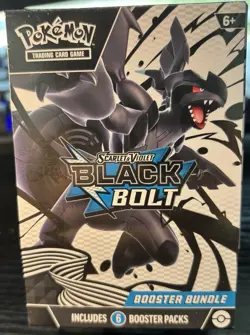 FACTORY SEALED Pokemon TCG Black Bolt Booster Bundle Box 6 Booster Packs 162G!🔥 - Image 1