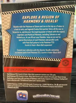 FACTORY SEALED Pokemon TCG Black Bolt Booster Bundle Box 6 Booster Packs 162G!🔥 - Image 2