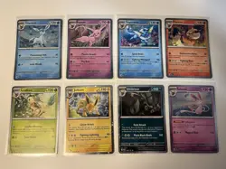 Pokemon - Prismatic Evolution Eeveelution Cosmos Holo Costco Promo Full Set - Image 1