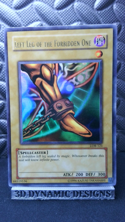 | Yugioh Left Leg of the Forbidden One LOB-121 Ultra Rare Legend Of LP/PL 🔥 | - Image 1