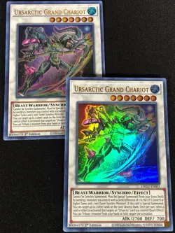 Yugioh Ursartic Grand Chariot ANGU-EN035 1ST ULTRA x2 (NM) - Image 1