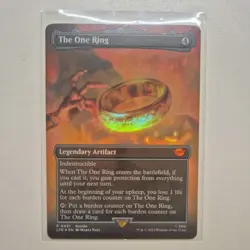 MTG - THE ONE RING #451 - PROMO FOIL BORDERLESS - LORD OF THE RINGS - Image 1