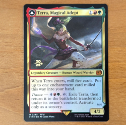 Terra, Magical Adept - Pre-release Foil Stamped Promo - Final Fantasy MTG - Image 1