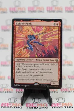 Magic the Gathering Spider-Man MTG Spider-Punk Card #0092 - Image 1