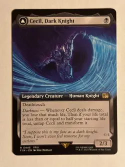 Cecil, Dark Knight - (Extended Art) - FINAL FANTASY - NM MTG - Image 1