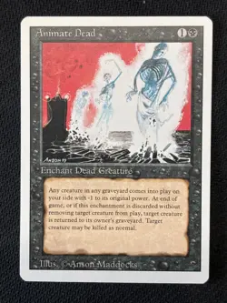 MTG Revised ANIMATE DEAD DM (BIN1526) Graded Power - Image 1