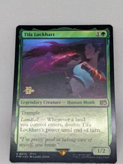 Tifa Lockhart FOIL MTG Magic Gathering FFVII Final Fantasy 7 Prerelease Promo NM - Image 3