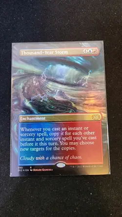 Thousand-Year Storm (Borderless) Double Masters 2022 Foil 390 NM - Image 1