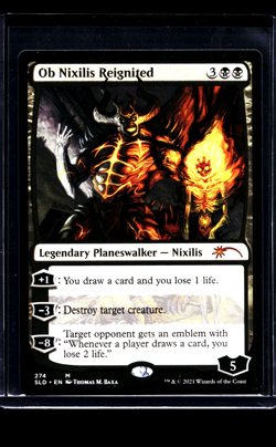 2021 MTG Magic the Gathering SLD Secret Lair Drop #274 Ob Nixilis Reignited - Image 1
