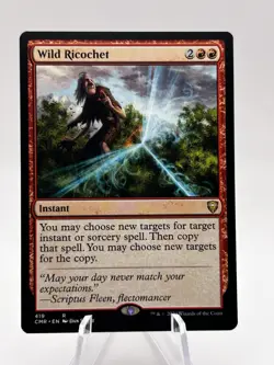 Wild Ricochet 419 Commander Legends CMR MTG NM - Image 1