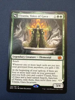 MTG Titania, Voice of Gaea - The Brothers' War (BRO) NM - Image 1