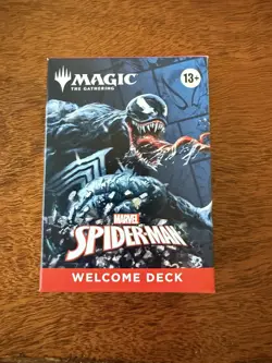Magic The Gathering Disney MTG Marvel Spider-Man White &Venom Black Welcome Deck - Image 1