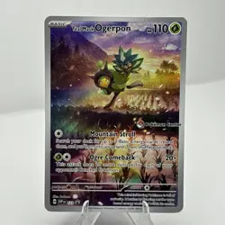 Teal Mask Ogerpon - 123 (Pokemon Center Exclusive) Scarlet & Violet Promo - Image 1