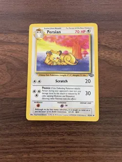 Persian 42/64 Jungle Unlimited Pokemon TCG 1999 LP - Image 1