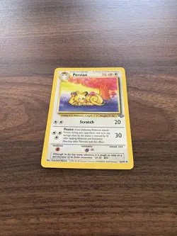 Persian 42/64 Jungle Unlimited Pokemon TCG 1999 LP - Image 2