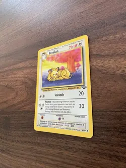 Persian 42/64 Jungle Unlimited Pokemon TCG 1999 LP - Image 4