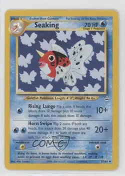Seaking Pokemon Neo Revelation #37 2001 - Image 1