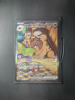 Pokemon TCG Arven's Mabosstiff EX #235/182 Sv10: Destined Rivals SIR - Image 1