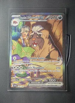 Pokemon TCG Arven's Mabosstiff EX #235/182 Sv10: Destined Rivals SIR - Image 2