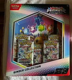 Pokemon Scarlet & Violet Prismatic Evolutions Binder Collection/ New/Sealed - Image 1