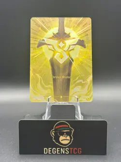 Order Rune R06a Riftbound League of Legends Rune Card SFD - Image 1