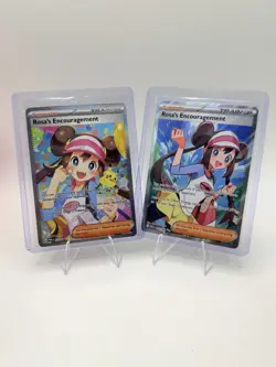 Pokemon TCG Rosas Encouragement 114/88 & 123/88 Full Art cards-Perfect Order - Image 1