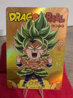 Broly Mini Dragon Ball Z Cute Card Chibi Kawaii Anime Foil DBZ Akira Toriyama - Image 1