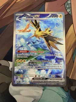 Zapdos ex - 202/165 - Pokemon 151 Special Illustration Rare Card NM - Image 1