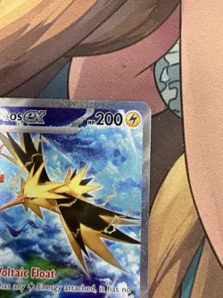Zapdos ex - 202/165 - Pokemon 151 Special Illustration Rare Card NM - Image 3