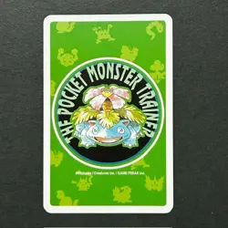 S7392 Chansey 7 of Diamonds Green Venusaur Deck Playing Poker Card Pokemon J13 - Image 2