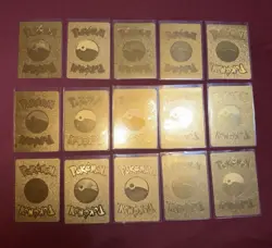 Lot Of 15 Gold Foil Fan Art Charizard Cards (Reserved) - Image 2
