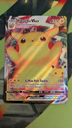 Pikachu VMAX SWSH062 Sword & Shield Promo Celebrations Holo NM - Image 1