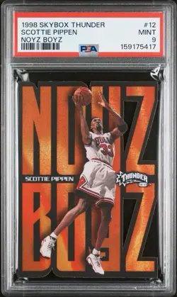 1998-99 Skybox x Thunder SCOTTIE PIPPEN Noyz Boyz #12NB Bulls PSA 9 MT RARE HOF - Image 1
