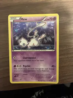 Pokemon Mew XY192 TCG Black Star Promo Holo Card - Image 1