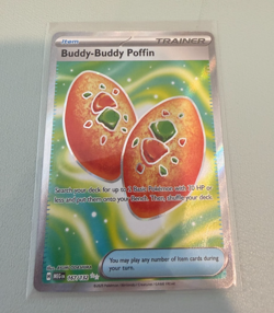 Buddy-Buddy Poffin Ultra Rare 167/132 Mega Evolution NM - Image 1
