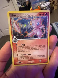 Mew Delta Species 3/17 Pop Series 5 Holo - Inverted Back Misprint Error - Image 1