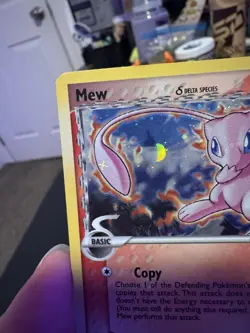 Mew Delta Species 3/17 Pop Series 5 Holo - Inverted Back Misprint Error - Image 4