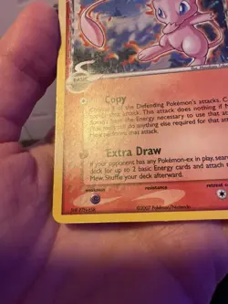 Mew Delta Species 3/17 Pop Series 5 Holo - Inverted Back Misprint Error - Image 5