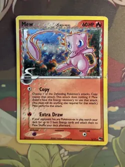 Mew Delta Species 3/17 Pop Series 5 Inverted Back Error (Swirl On Face) - Image 1