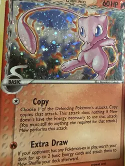 Mew Delta Species 3/17 Pop Series 5 Inverted Back Error (Swirl On Face) - Image 2