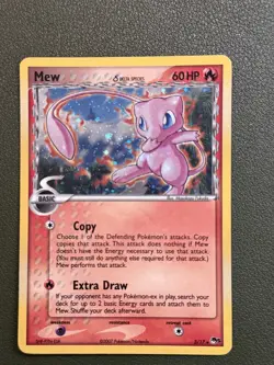 Mew Delta Species 3/17 Pop Series 5 Holo Inverted Back Misprint Error - LP - Image 1