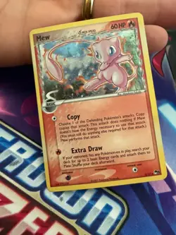 Mew Delta Species 3/17 Pop Series 5 Holo - Super CLEAN Inverted Back Error - Image 2
