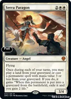 MTG Serra Paragon [DMU - 32] LP Foil - Image 1