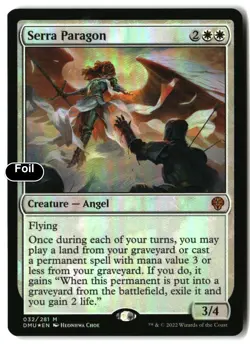 MTG Serra Paragon [DMU - 32] LP Foil - Image 2